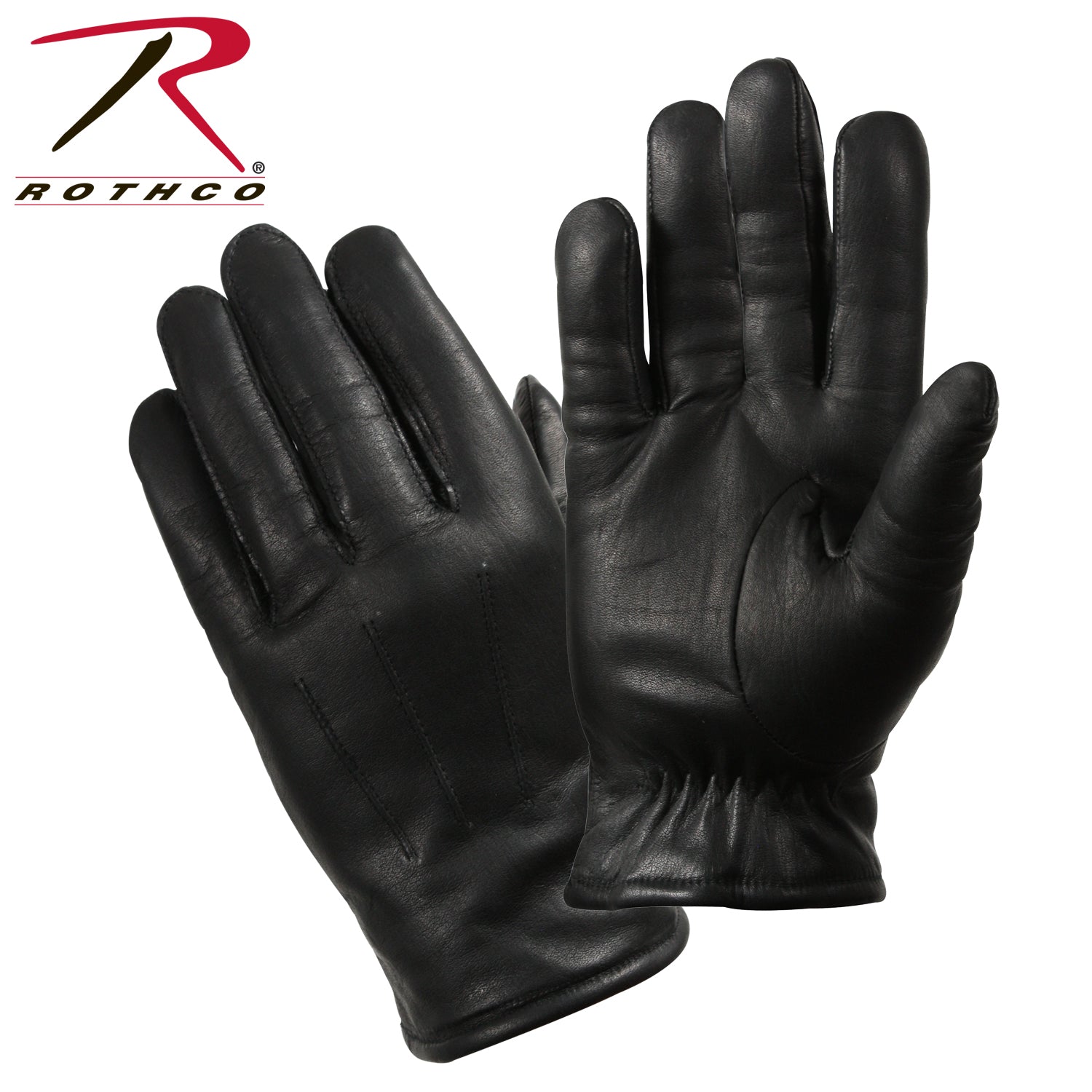 High - Quality Cold Weather Genuine Cowhide Leather Gloves for Police and Casual Use