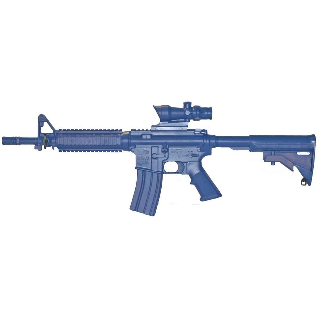 Blueguns Replica Training Gun: M4 Commando Flat Top with ACOG Sight (30 - 60 Days Lead)