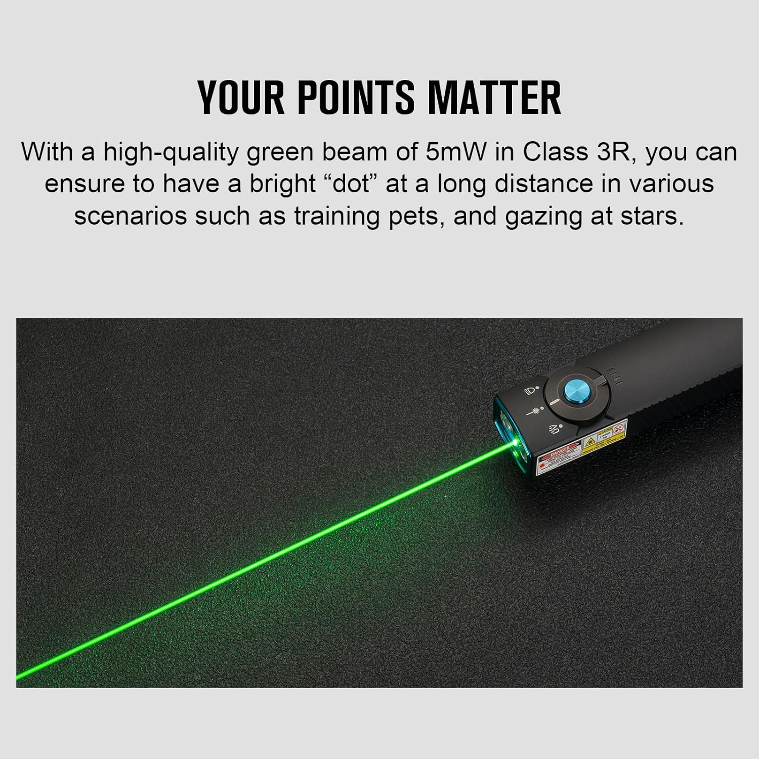 Arkfeld Pro Flat EDC LED Flashlight with UV, Laser & 1300 Lumens Output