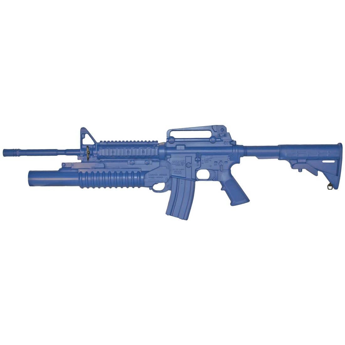 Blueguns FSM4RM203 - M4 Open Stock with Forward Rail and M203 Grenade Launcher Training Replica - Long Lead Time (30 to 60 Days)
