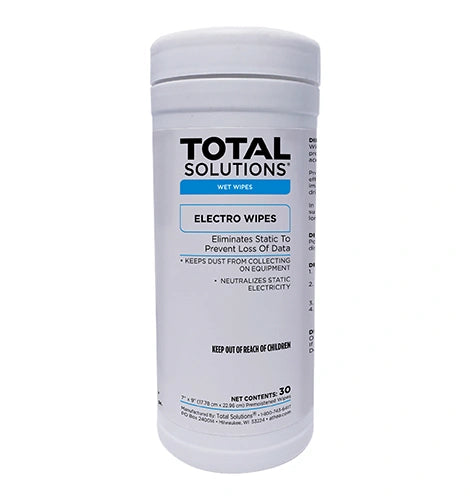 Athea Electrostatic Cleaning Wipes - 30-Count, 7” x 9”, 6 Canisters per Case