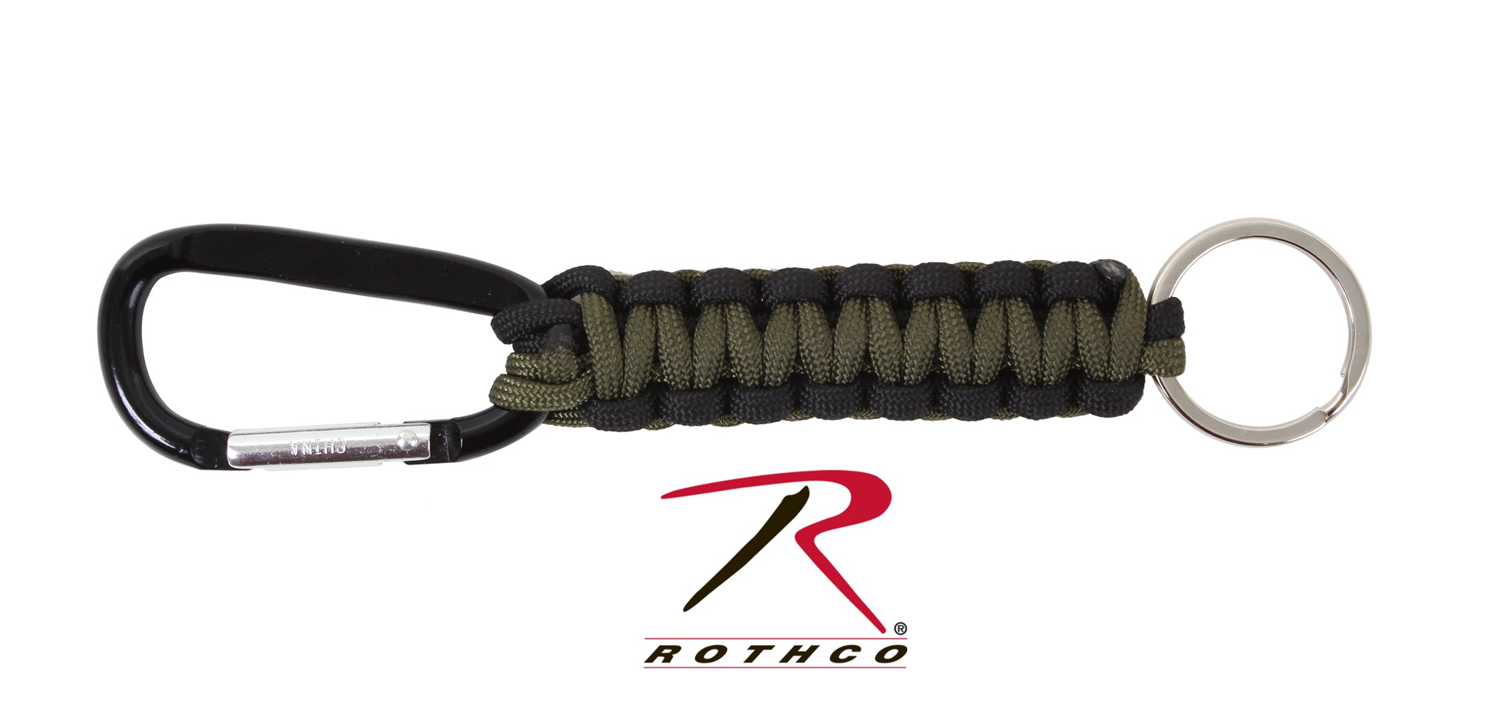 Portable Carabiner Paracord Keychain for On-the-Go Survival