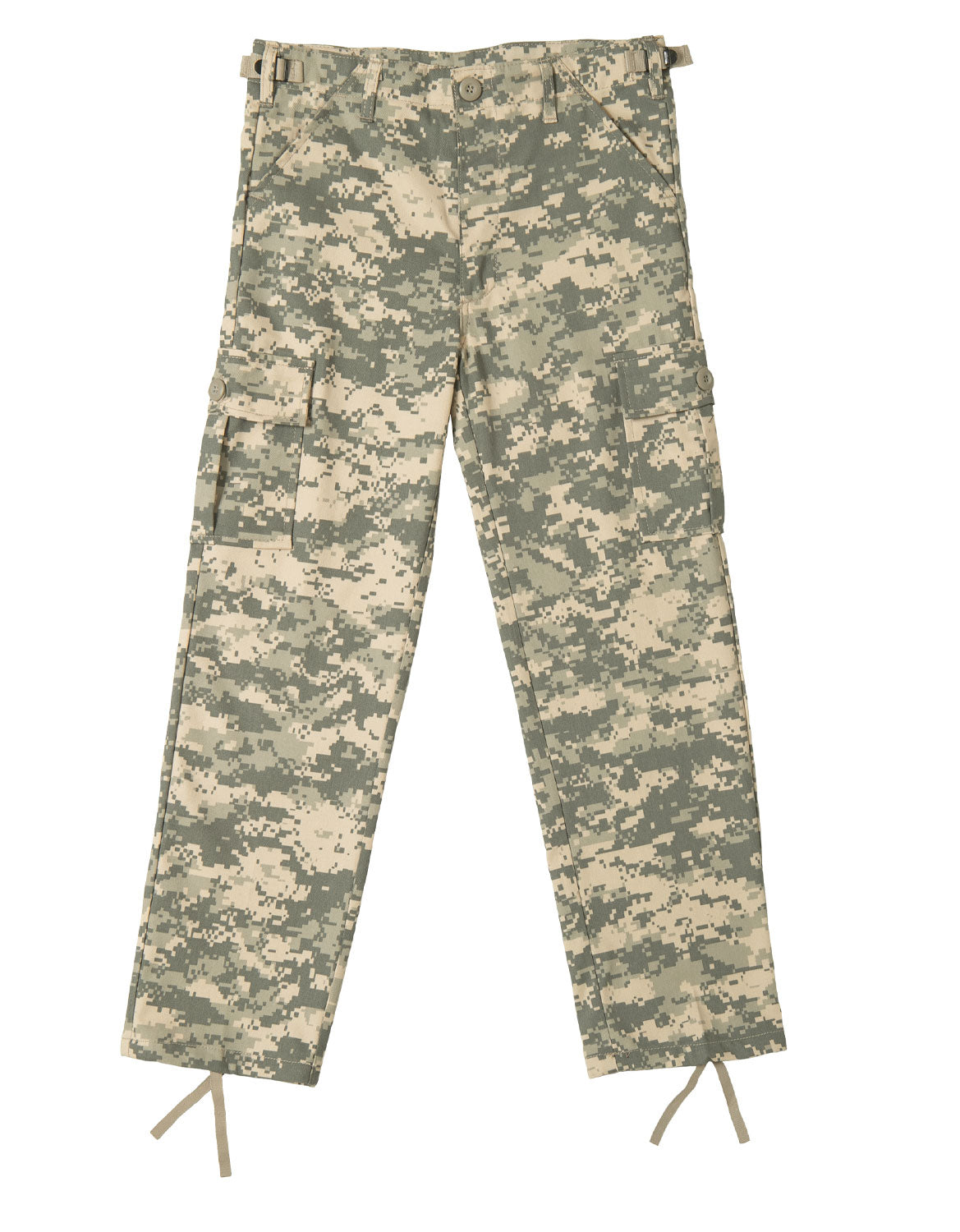 Children's Military-Style Digital Camouflage Battle Dress Uniform (BDU) Pants