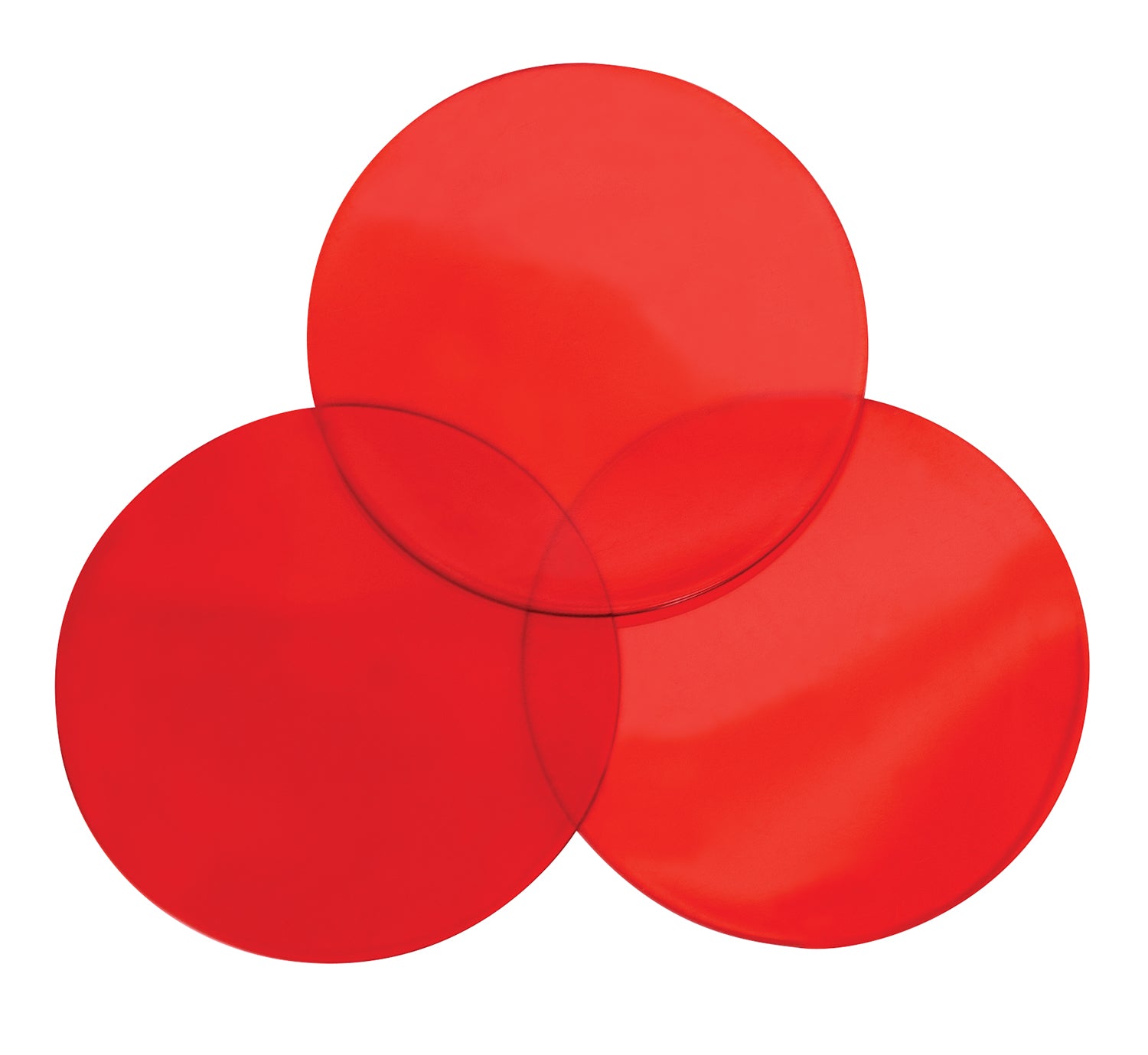 Red Lenses for D-Cell Angle Flashlights - Set of 3