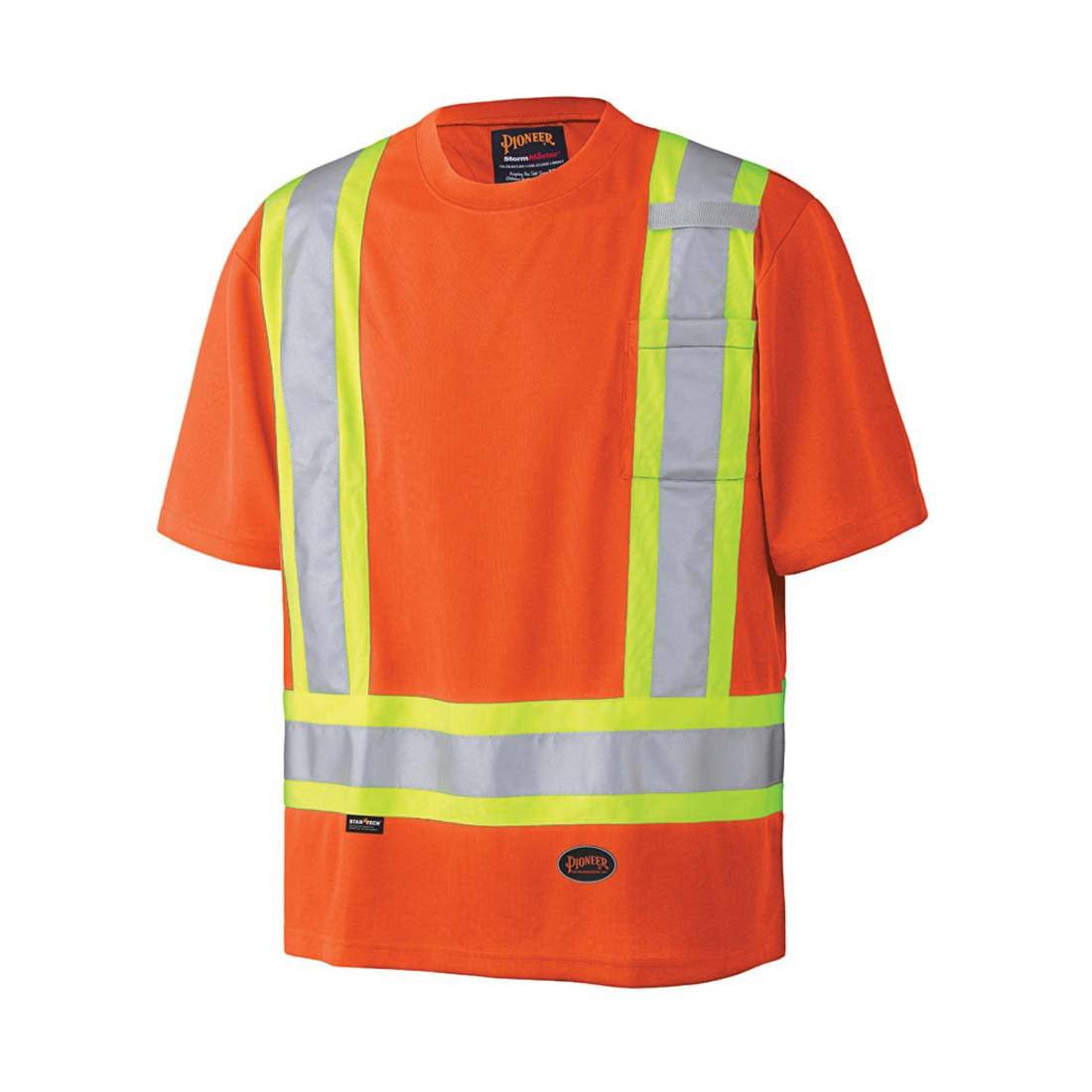 Pioneer High-Visibility Birdseye Style Men's Work T-Shirt
