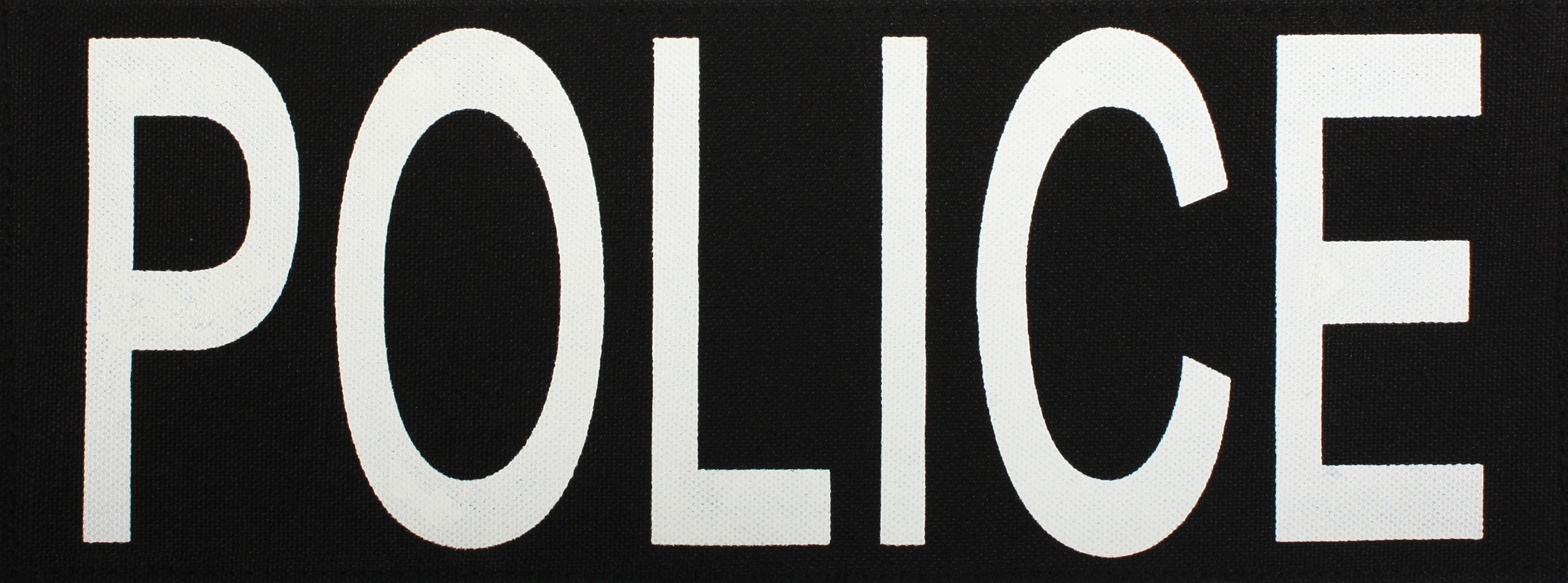 Law Enforcement Police Patch with Hook Back for Tactical Gear