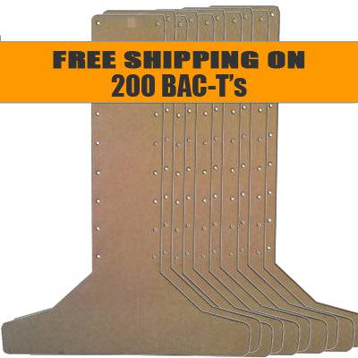 Action Targets Shooting Range Retriever Target Backer for Paper Targets (200 Pack) - Free Shipping in Continental US