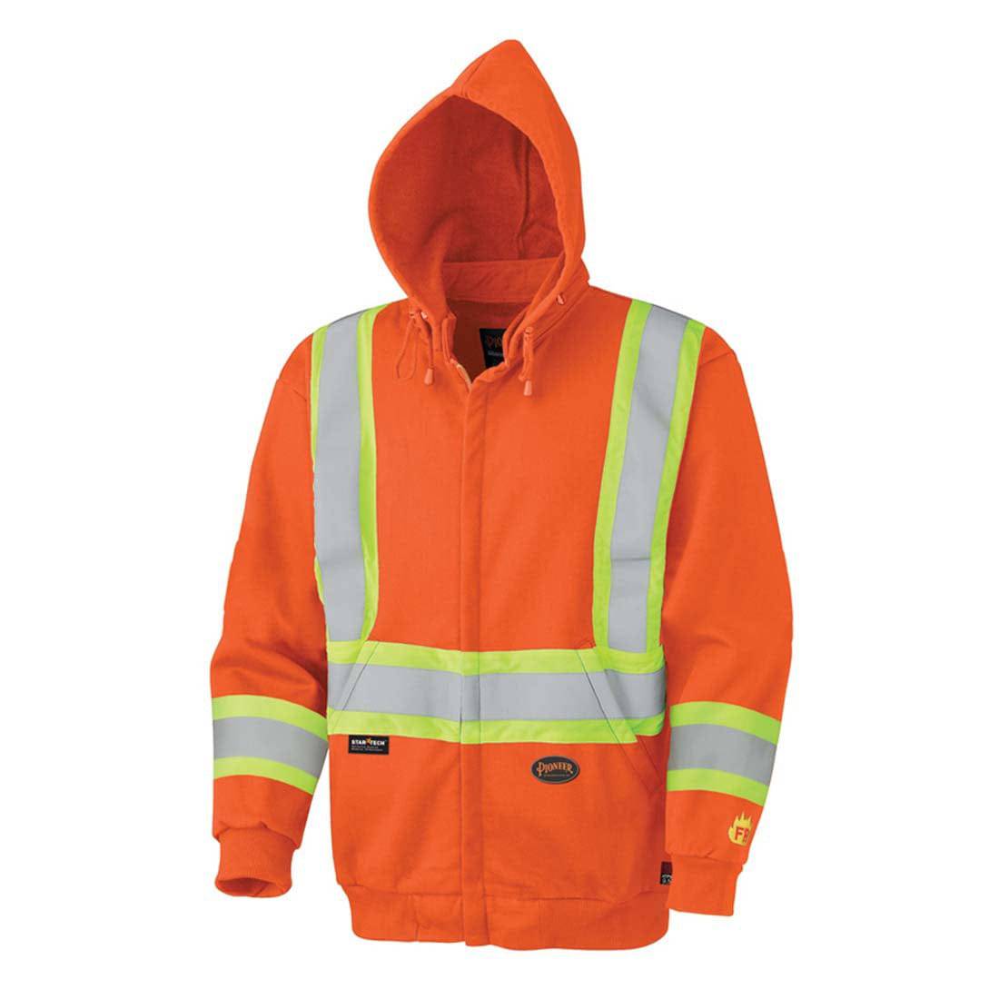 Pioneer Flame-Resistant Heavyweight Cotton Zip-Up Style Safety Hoodie for Enhanced Workplace Protection