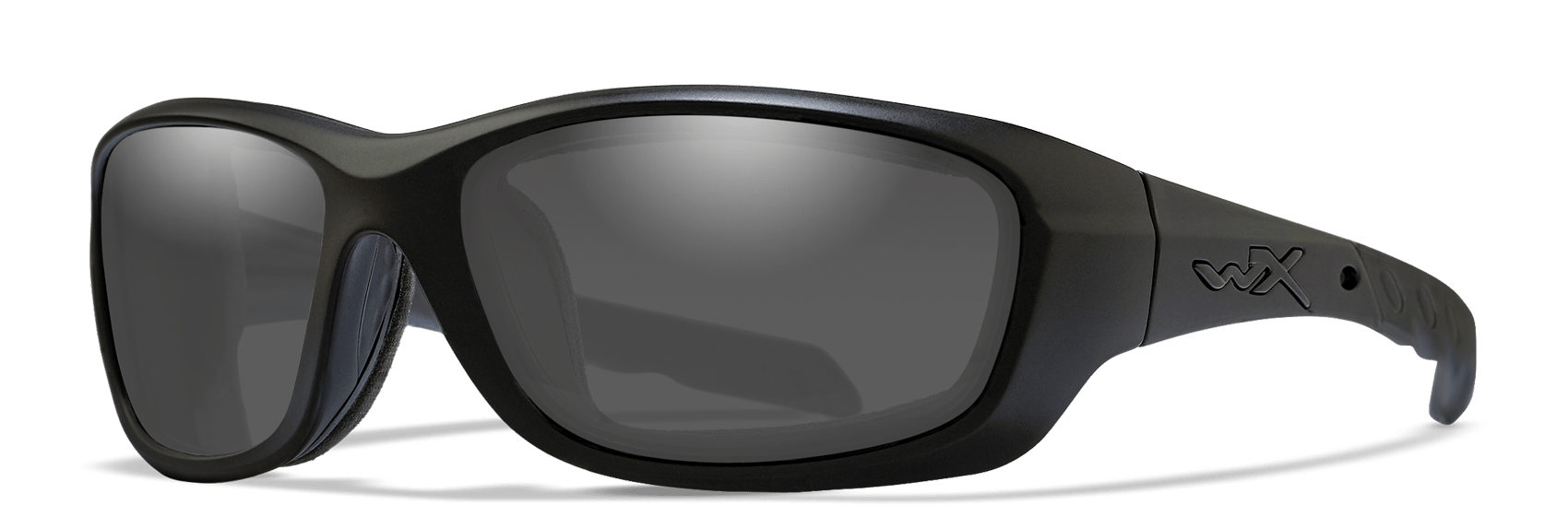 Wiley X Gravity Bulletproof Sunglasses - Smoke Grey Lenses, Matte Black Frames