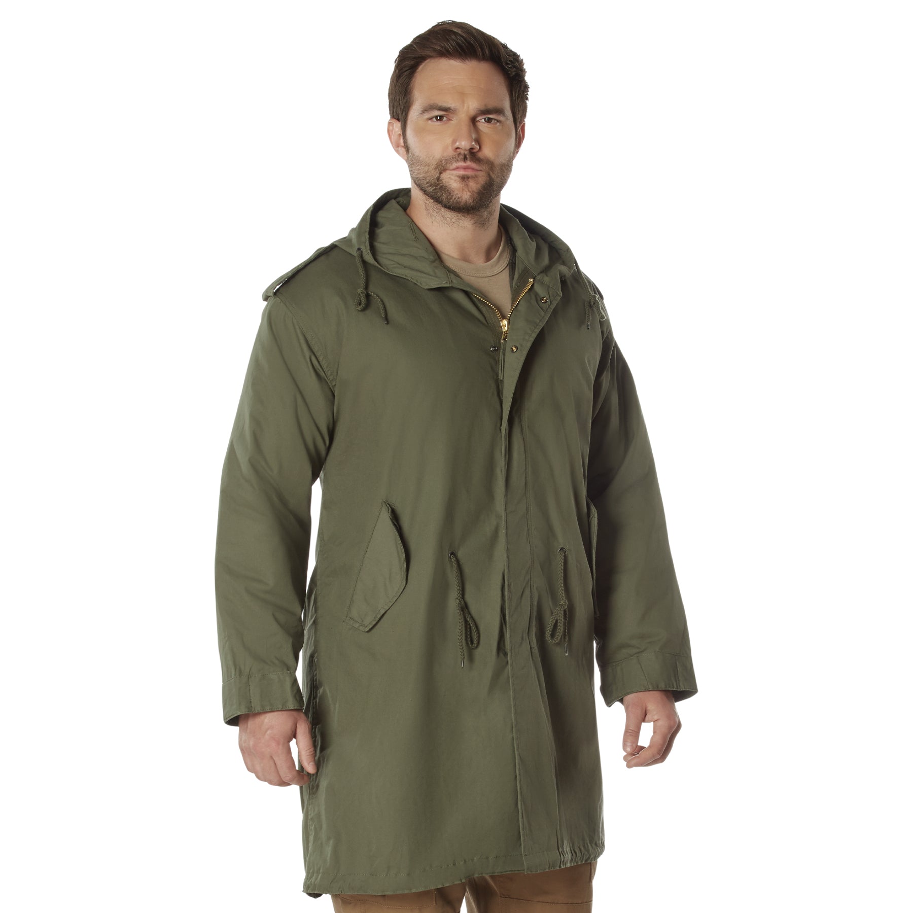 Classic Military-Style M-51 Fishtail Cold Weather Parka Coat