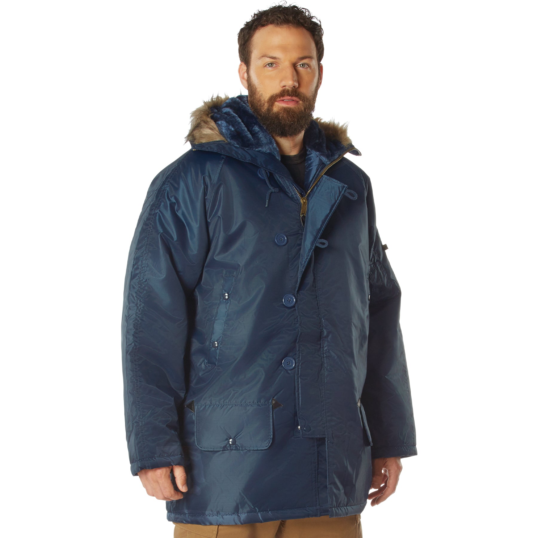 Military-Style N-3B Snorkel Parka for Extreme Cold Weather Protection