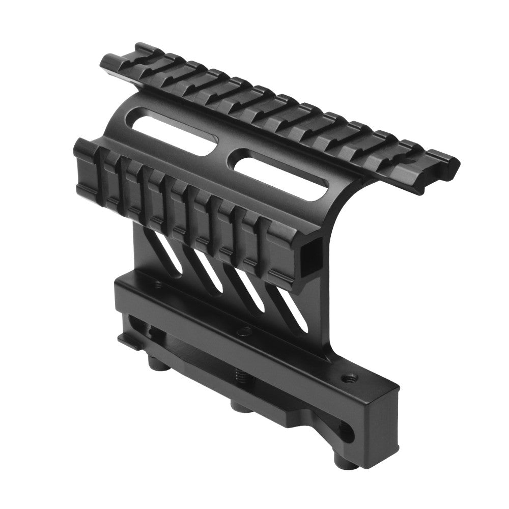 AK Rifle Side-Mounted Optics Mounting Rail for Enhanced Accessories Attachment
