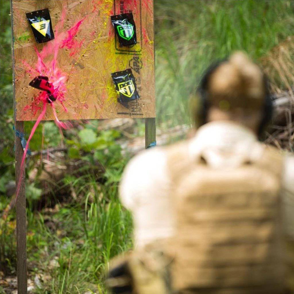 Reactive Pop Pack Shooting Targets for Fun and Skill Training