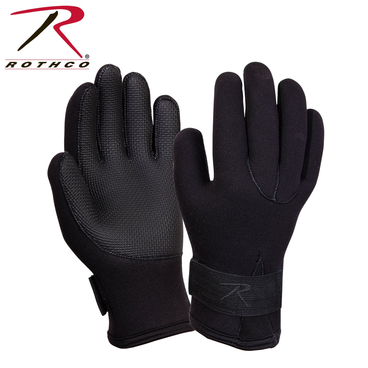 Waterproof Neoprene Gloves for Cold Weather with Adjustable Wrist Strap