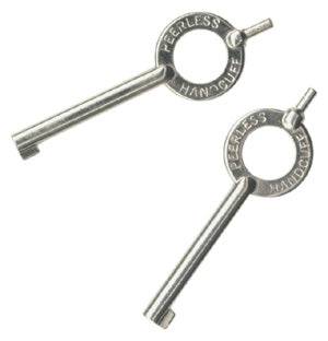 Peerless Standard Nickel Plated Handcuff Key - The Classic Standard Option