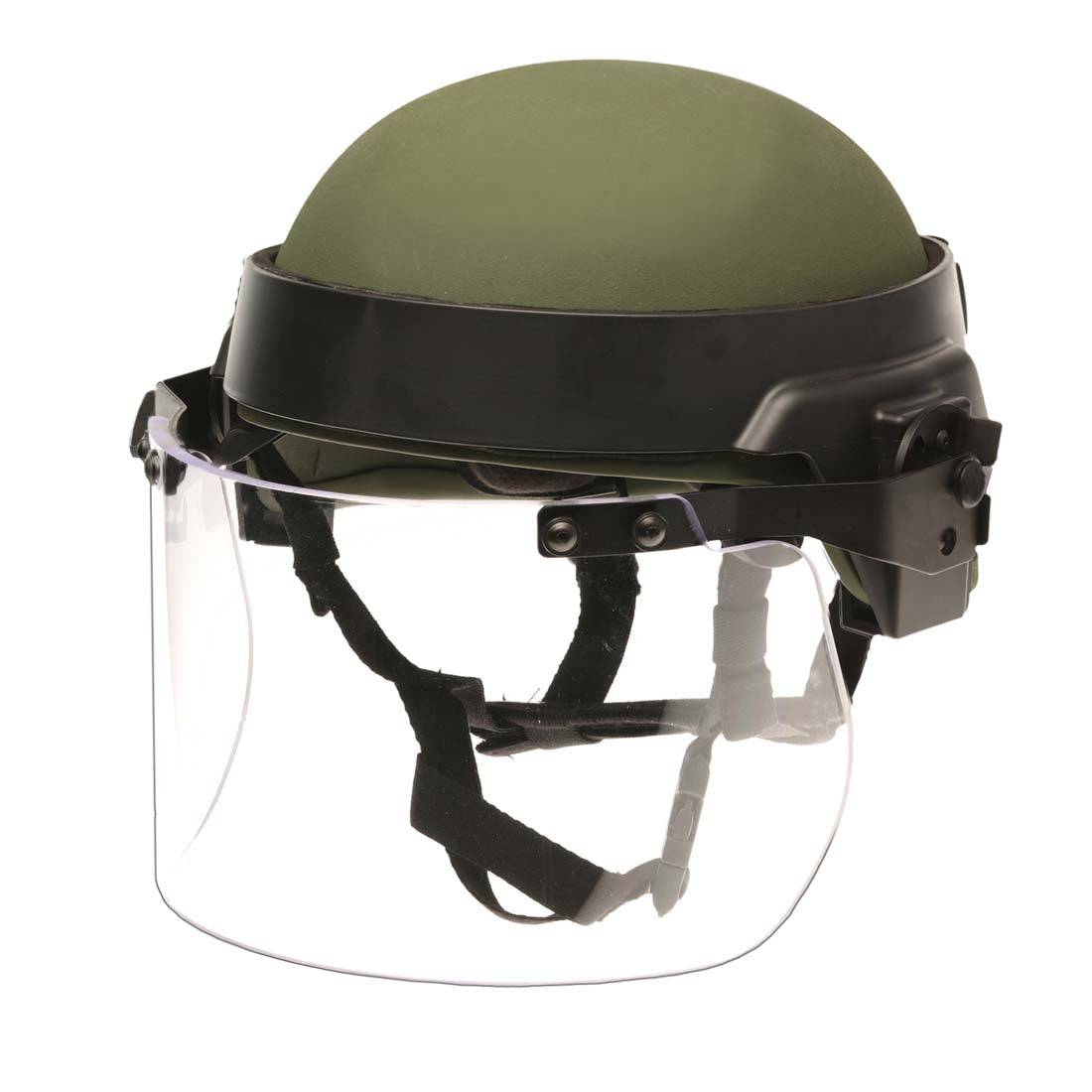 Paulson DK7-X.250AF Anti - Fog Riot Face Shields for Military Helmets