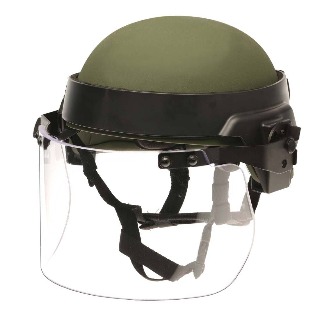 Paulson DK7-X.250 High - Quality Riot Face Shields for Military Helmets