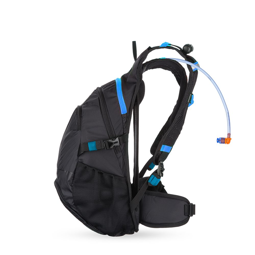 Black 9L Cargo + 3L Air Fuse Lightweight Hydration Backpack for Outdoor Use