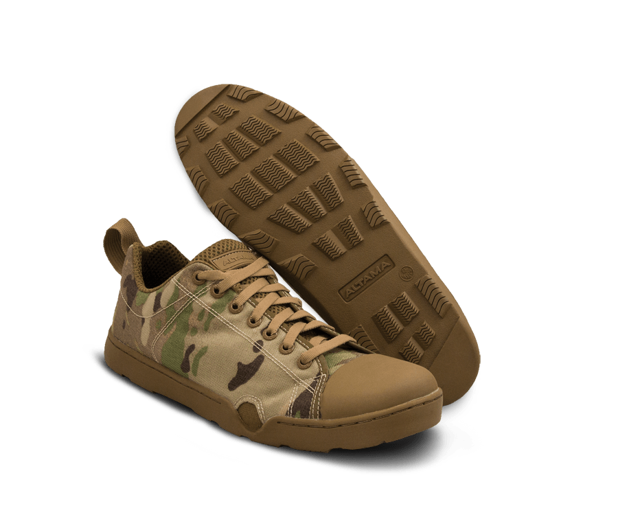 Altama Maritime Assault Low Tactical Boots in MultiCam Pattern for Tactical Operations
