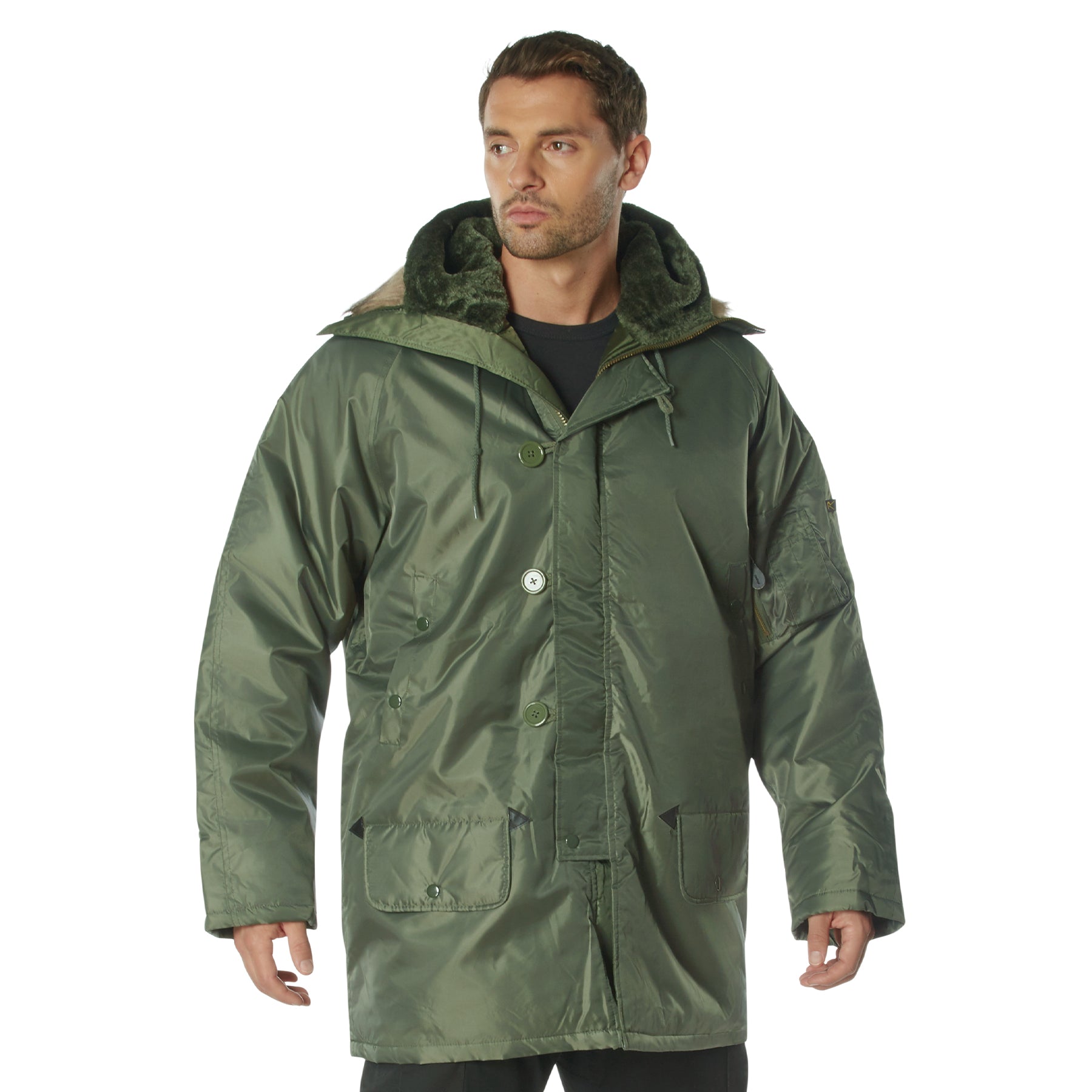 Military-Style N-3B Snorkel Parka for Extreme Cold Weather Protection