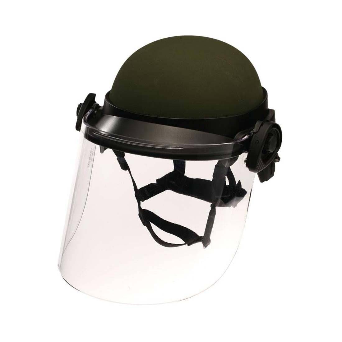 Paulson DK6-X.250AF Anti - Fog Riot Face Shields for Military Helmets