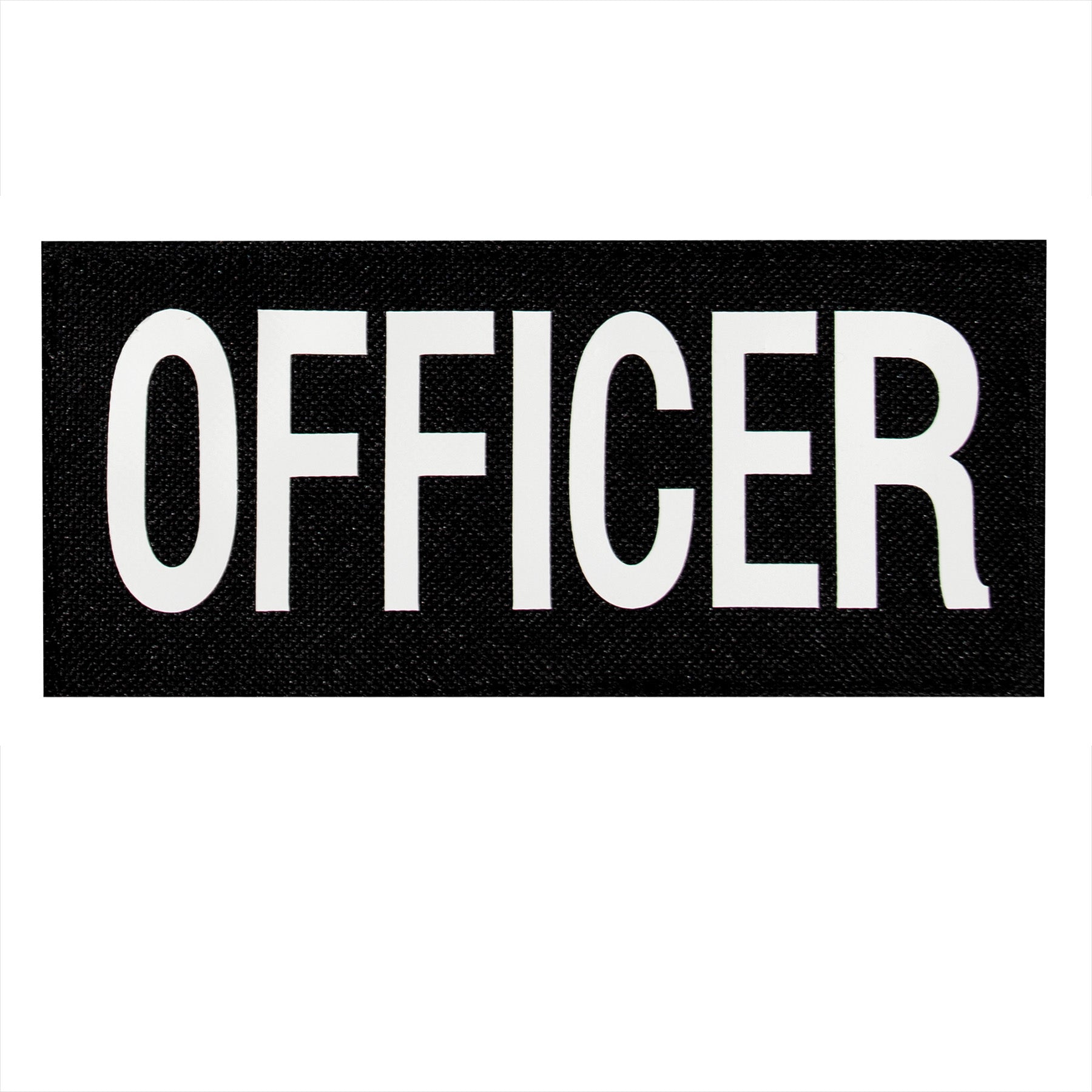 Law Enforcement Officer Uniform Patch with Hook Fastener Backing