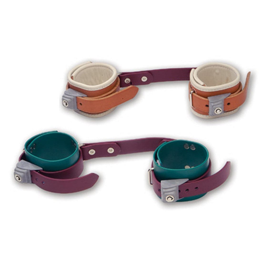 Humane Leather and Polyurethane Ankle Restraint Hobble for Secure Movement Control