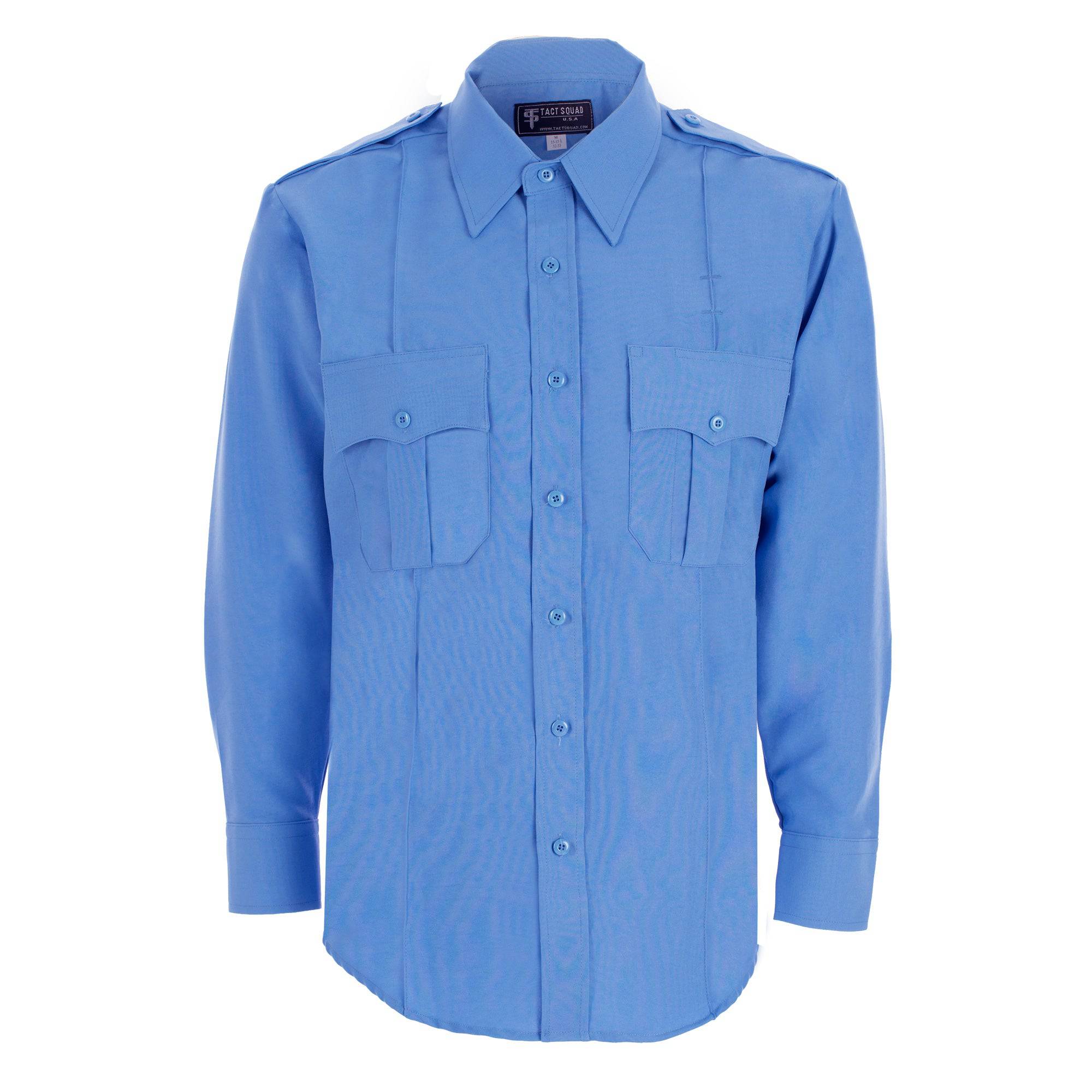 Men's Tactical Squad 100% Polyester Long Sleeve Uniform Shirt - Model 8002