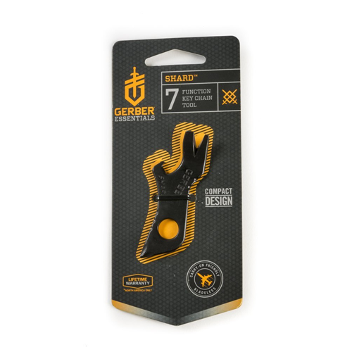 Gerber Shard Keychain Tool with Card Packaging for Everyday Use