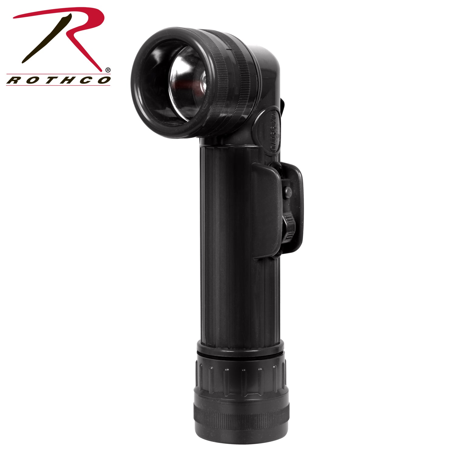 Authentic Military-Style Anglehead Flashlight with Extra Features
