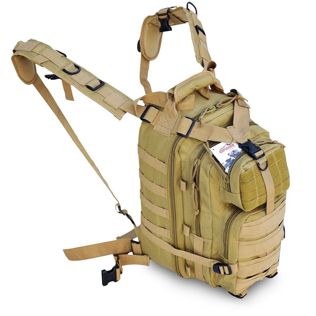 High - Performance Explorer B3 Tactical Assault Military - Style MOLLE Outdoor Backpack