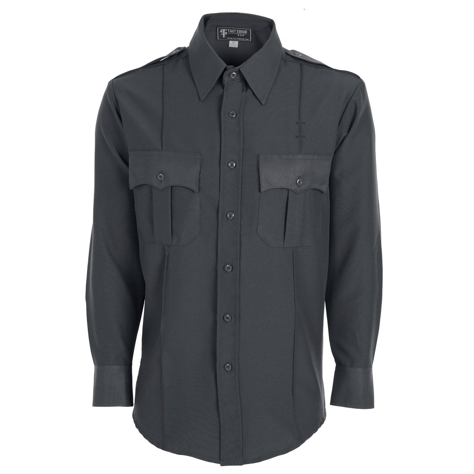 Men's Tactical Squad 100% Polyester Long Sleeve Uniform Shirt - Model 8002