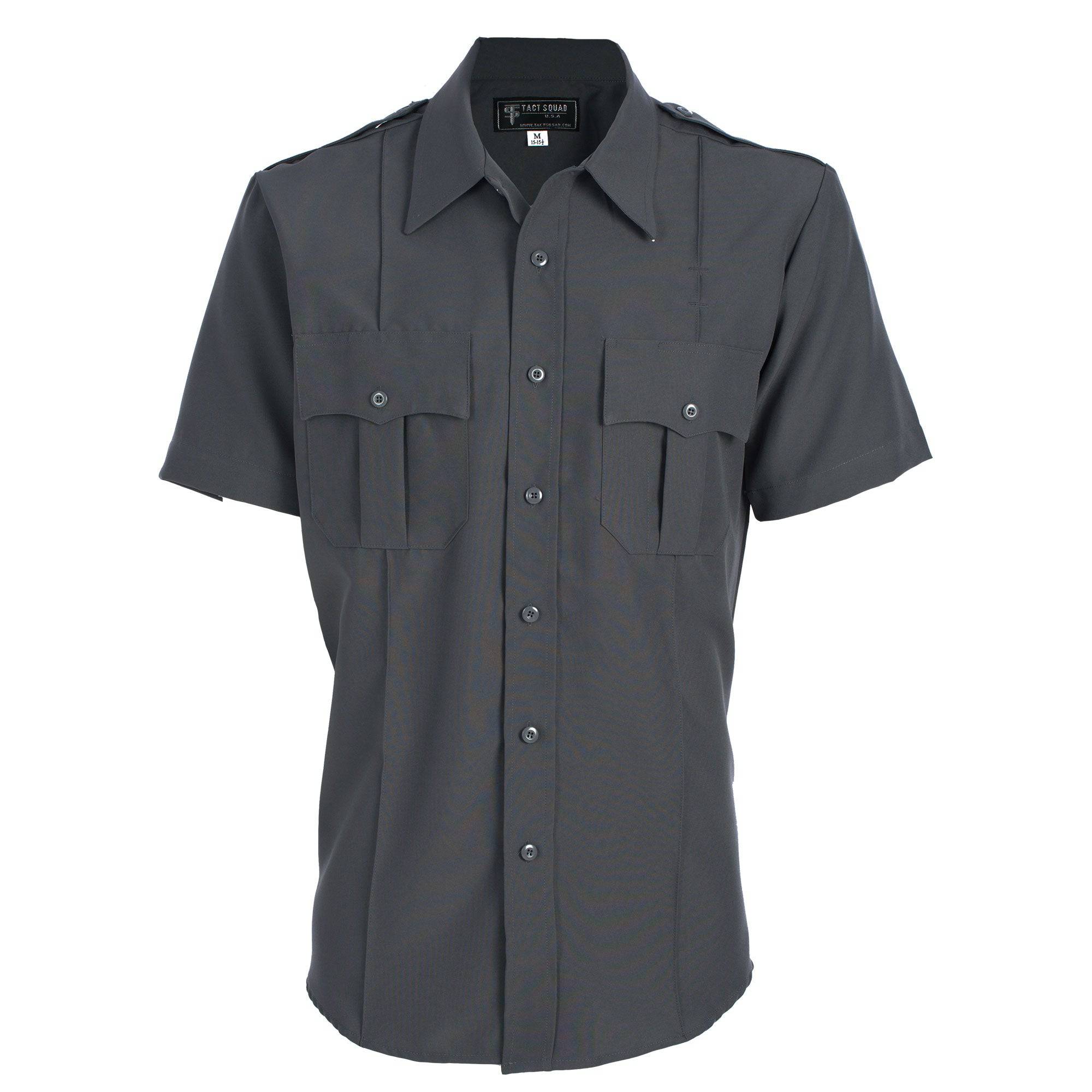 Men's Tactical Squad Polyester Short Sleeve Uniform Shirt Model 8012 for Professional Use