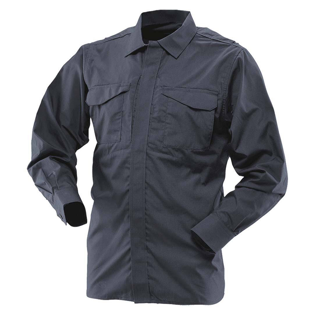 Tru-Spec Men's Navy Ultralight Full - Function Long Sleeve Uniform Shirt for Professional and Casual Wear