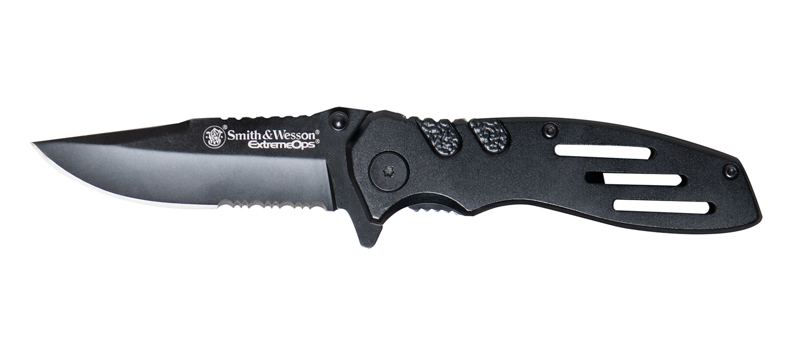 Smith & Wesson Extreme Operations Liner Lock Folding Pocket Knife for Everyday Use