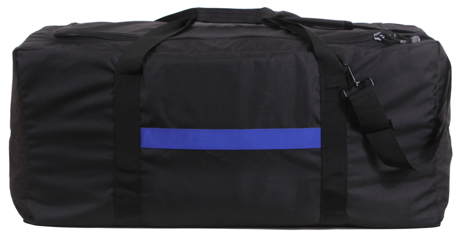 Large-sized Modular Gear Bag with Thin Blue Line Design for Police Support