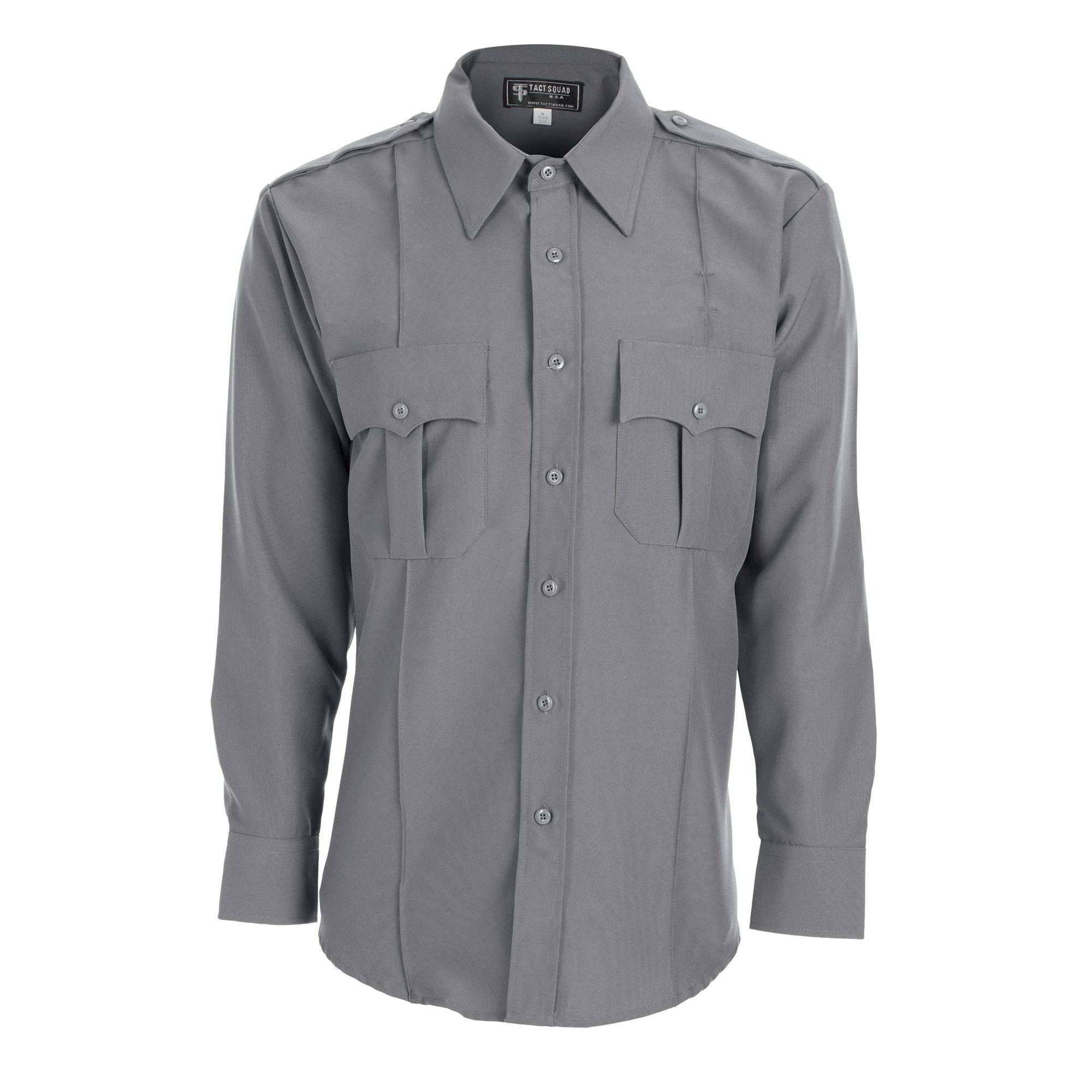 Men's Tactical Squad 100% Polyester Long Sleeve Uniform Shirt - Model 8002