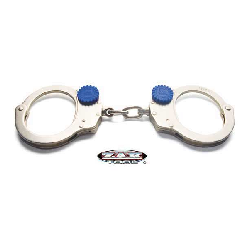 Zak Tool Durable Nickel - Finished Steel Training Handcuffs with Lifetime Guarantee