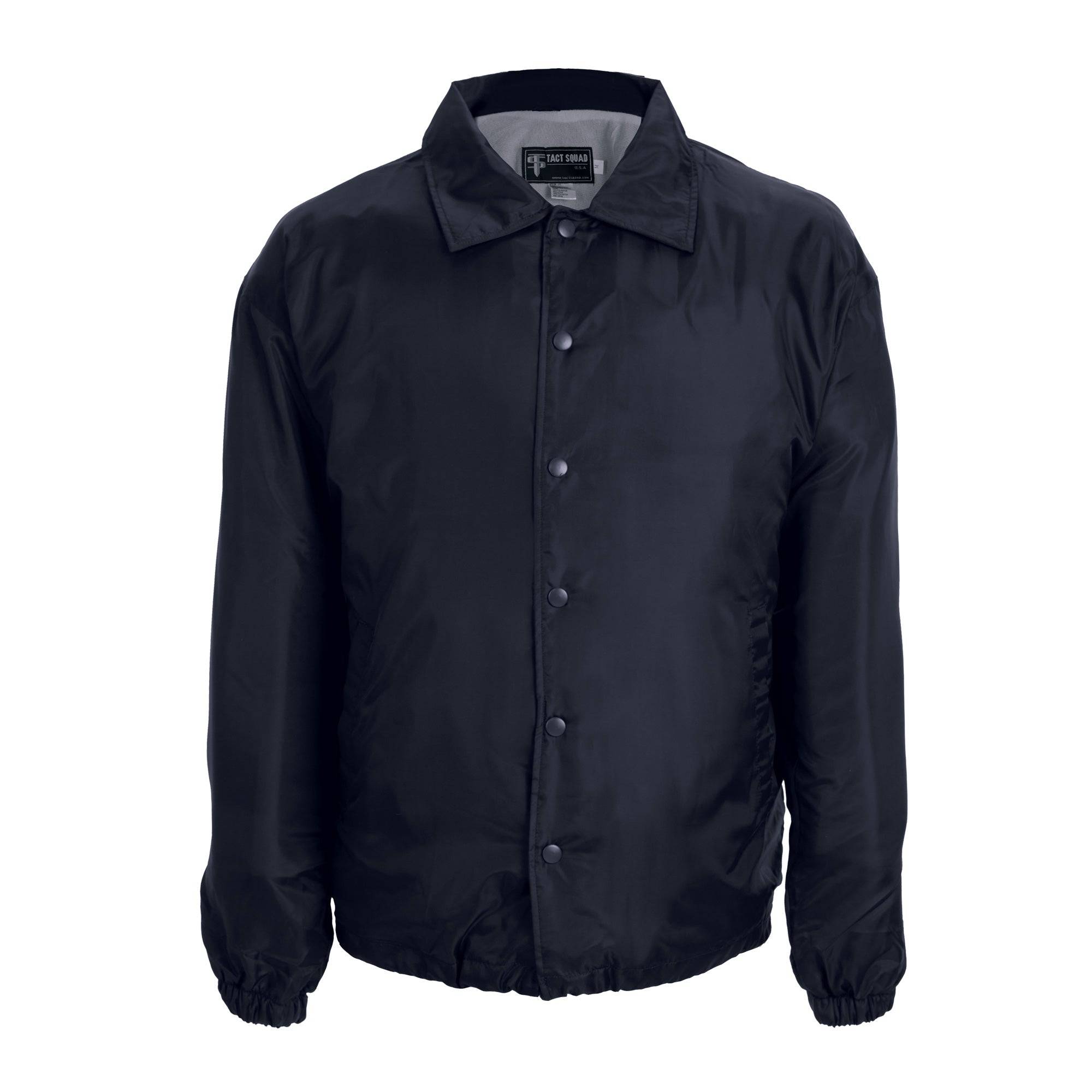 Tact Squad Flannel-Lined Water-Resistant Windbreaker in 4 Color Options