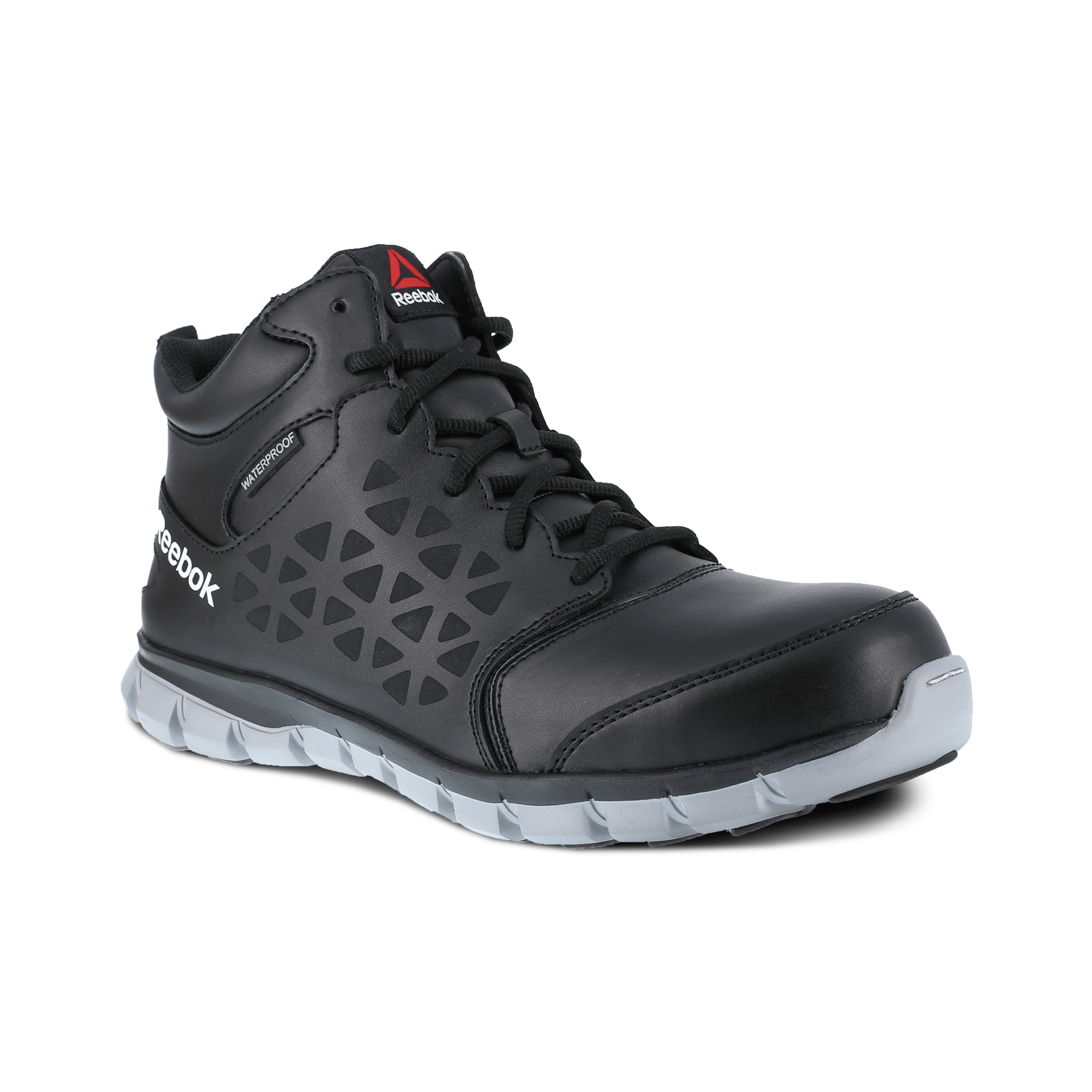 Reebok Men's Sublite Cushion Waterproof Mid-Cut Athletic Work Shoes - RB4144