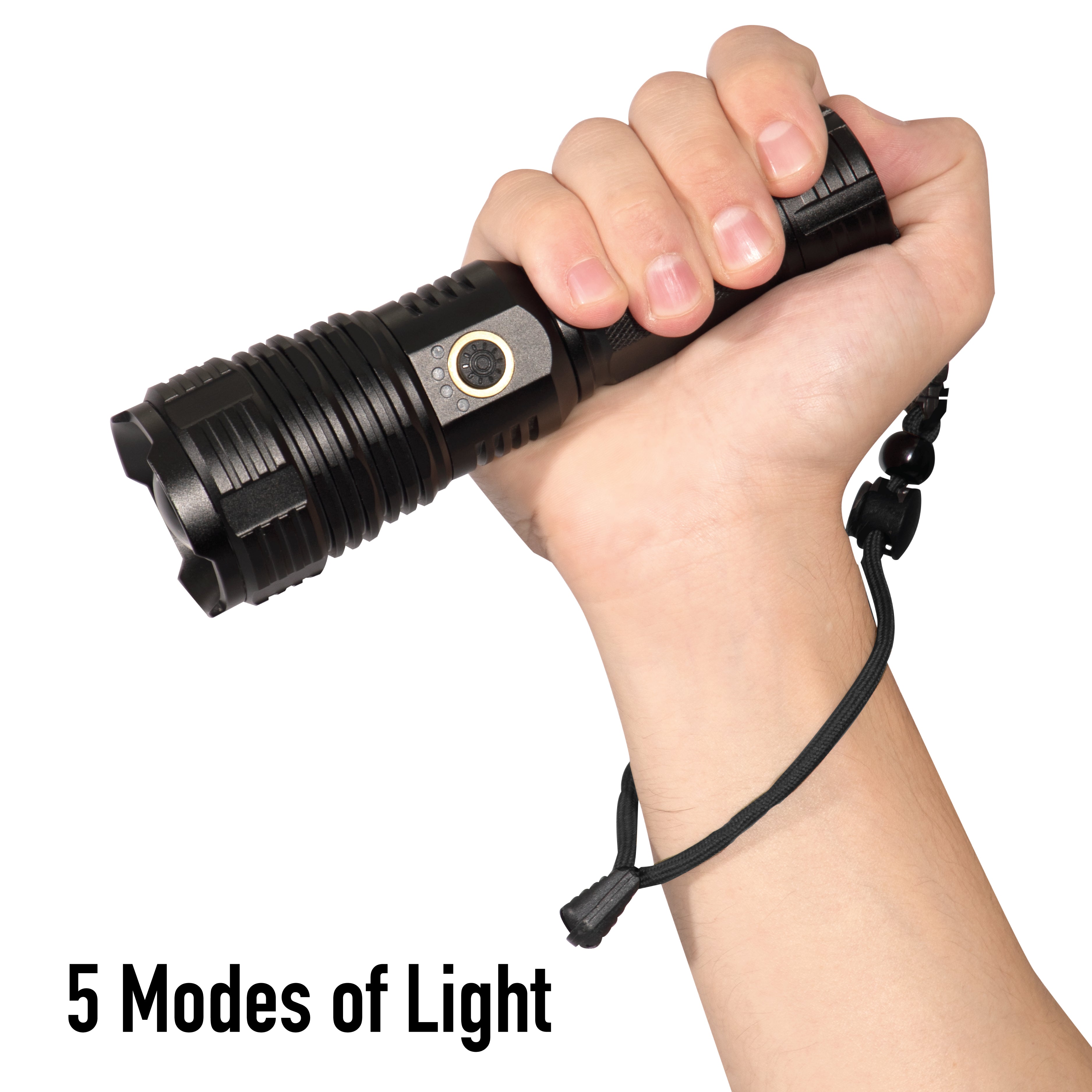 1500 Lumens Rechargeable Zoomable LED Tactical Task Light