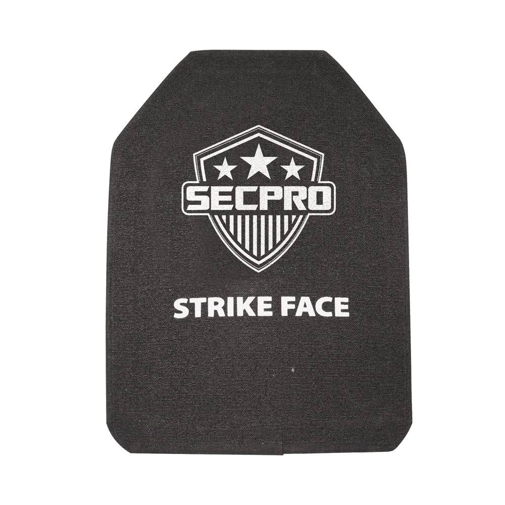 SecPro Lightweight Multi - Curve SAPI Cut Ceramic & Spectra Plate for Rifle Threats