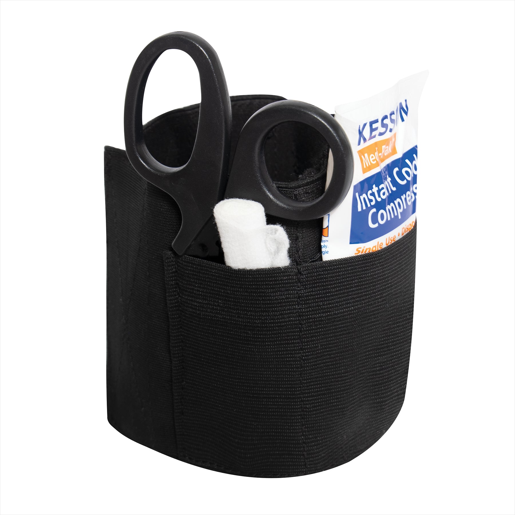 Black Emergency Medical Services (EMS) Ankle Holster for Quick Access to Medical Tools