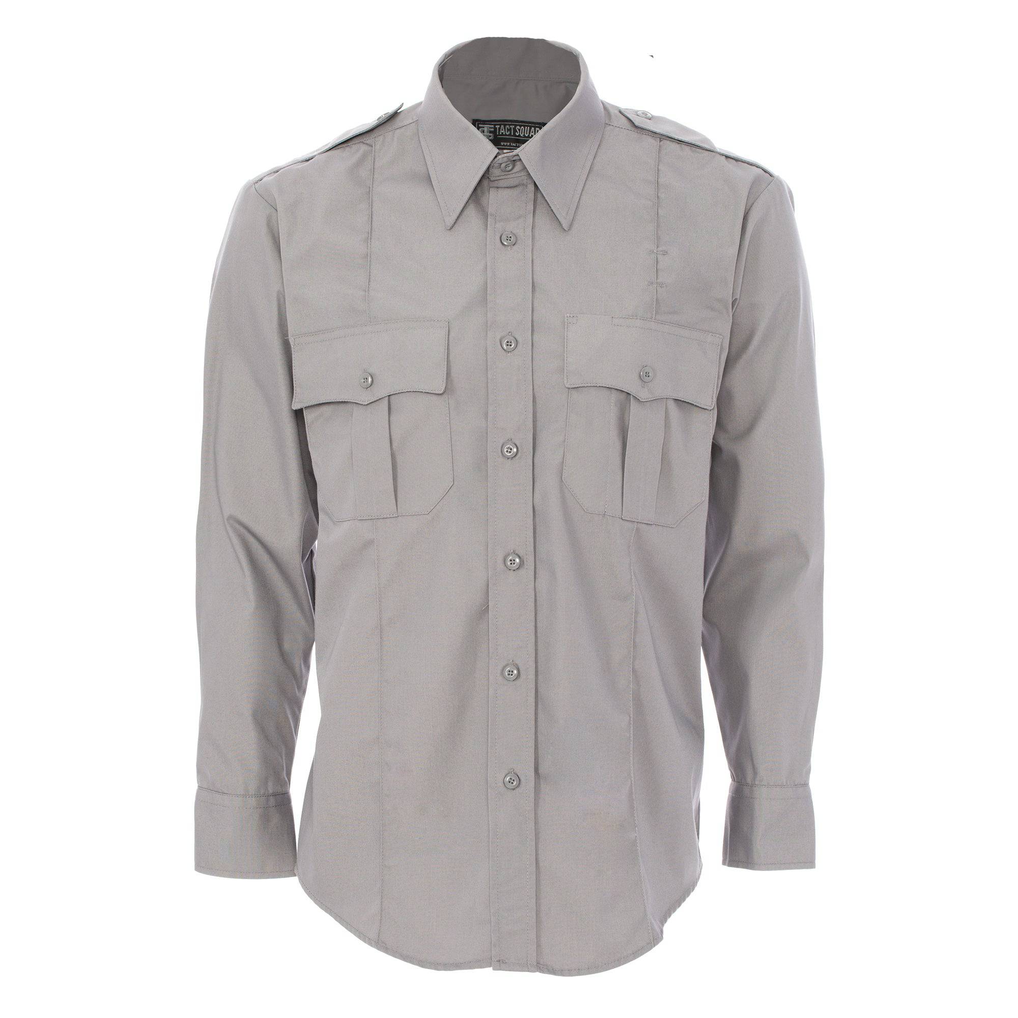 Tact Squad Men's Comfortable Polyester/Cotton Blend Long Sleeve Uniform Shirt - 8003