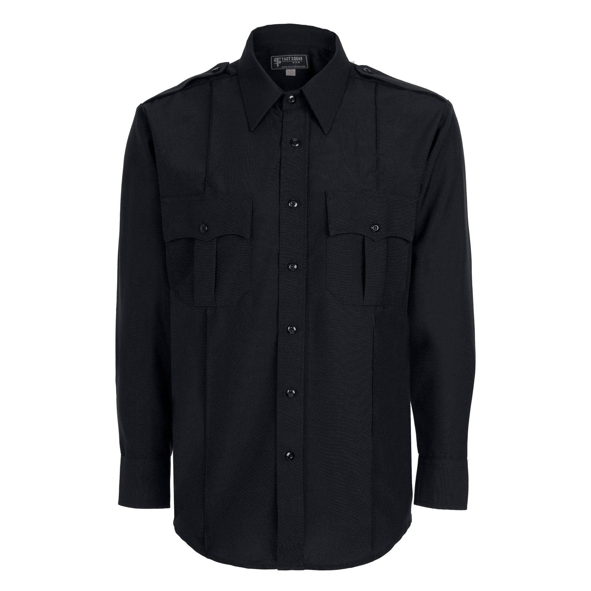 Men's Tactical Squad 100% Polyester Long Sleeve Uniform Shirt - Model 8002