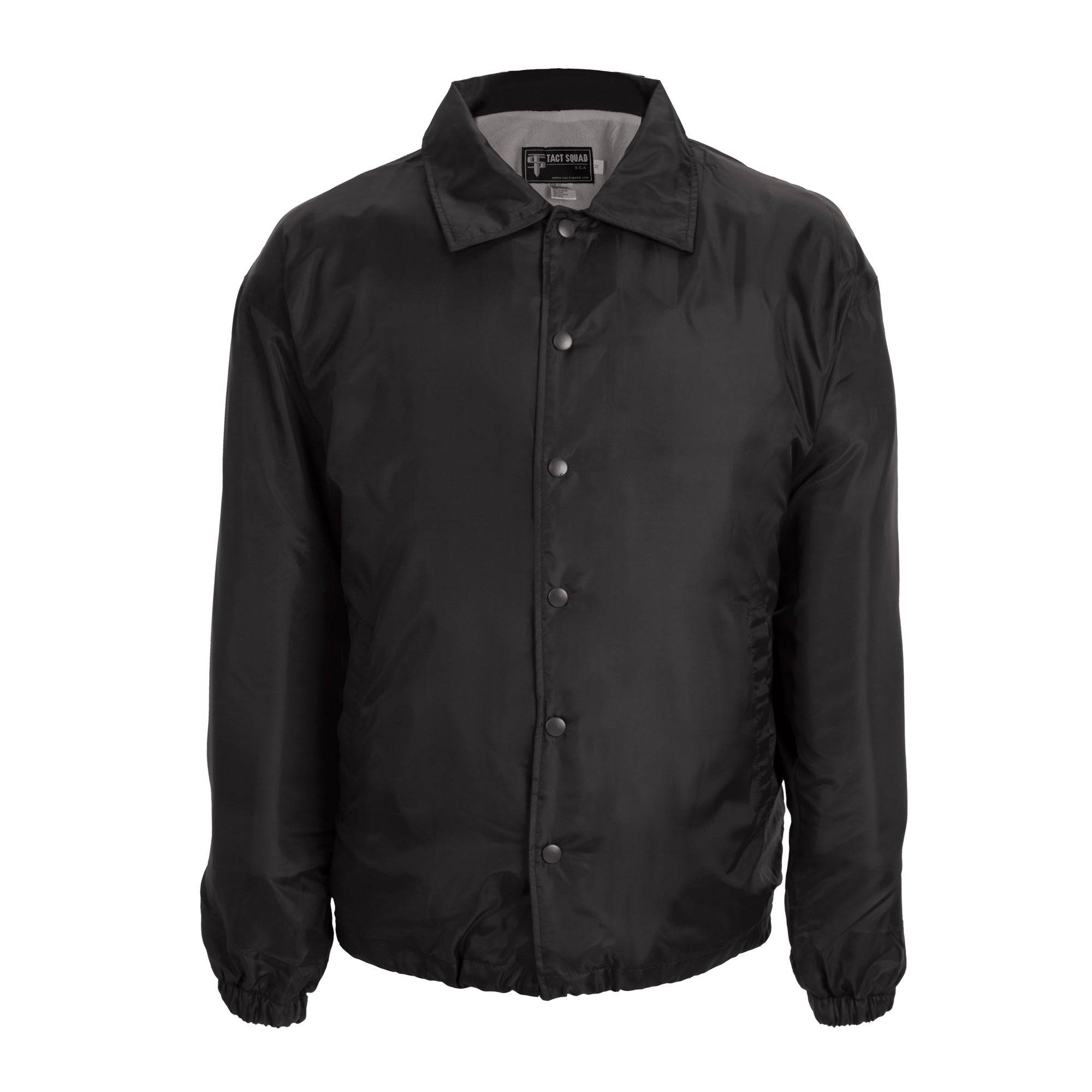 Tact Squad Flannel-Lined Water-Resistant Windbreaker in 4 Color Options