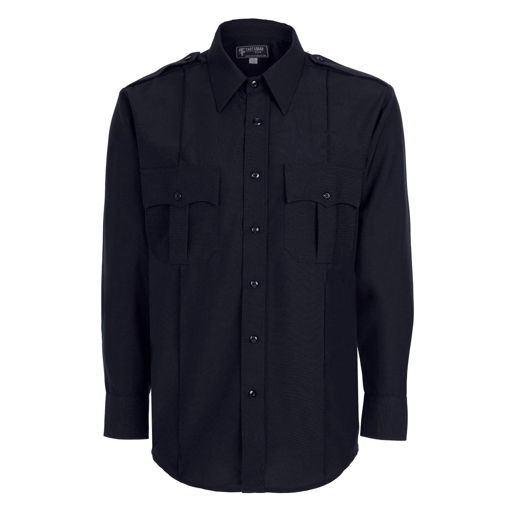 Men's Tactical Squad 100% Polyester Long Sleeve Uniform Shirt - Model 8002