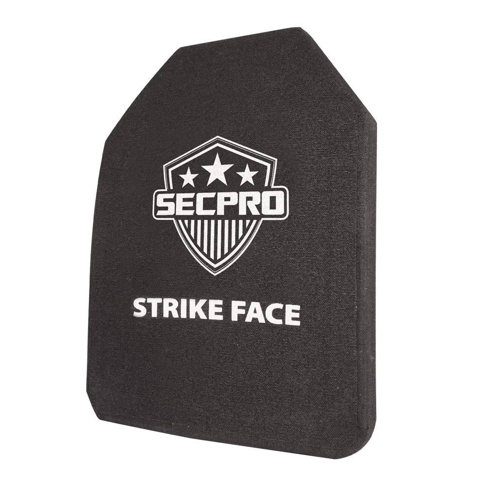 SecPro Lightweight Multi - Curve SAPI Cut Ceramic & Spectra Plate for Rifle Threats